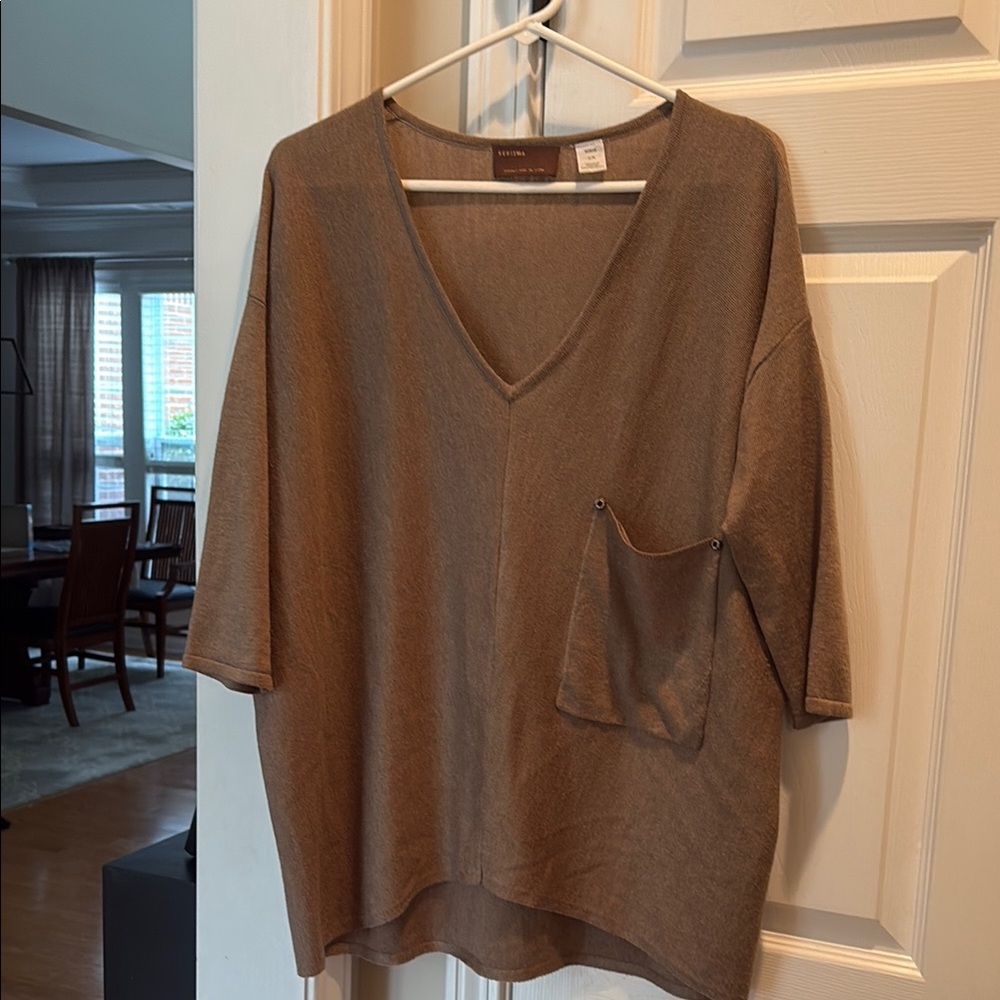 Kerisma raven Taupe Knit Top size S/M